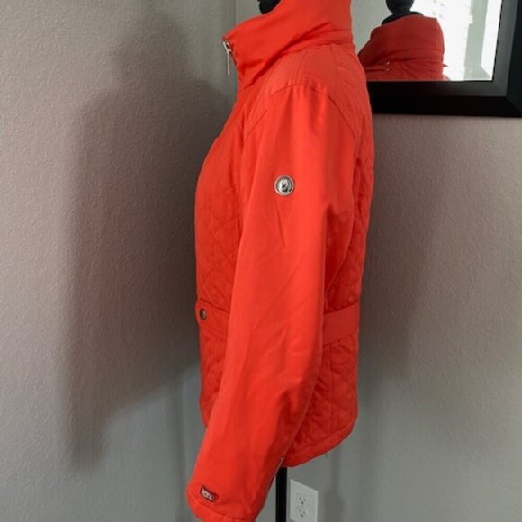 VINTAGE Y2K Spyder Xtl 10000 Ski Snowboard Winter Jacket Coat Coral Orange Sz 8 - Picture 5 of 16